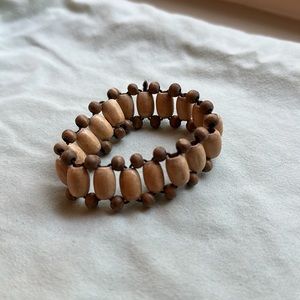 90s Vintage Wooden Bracelet